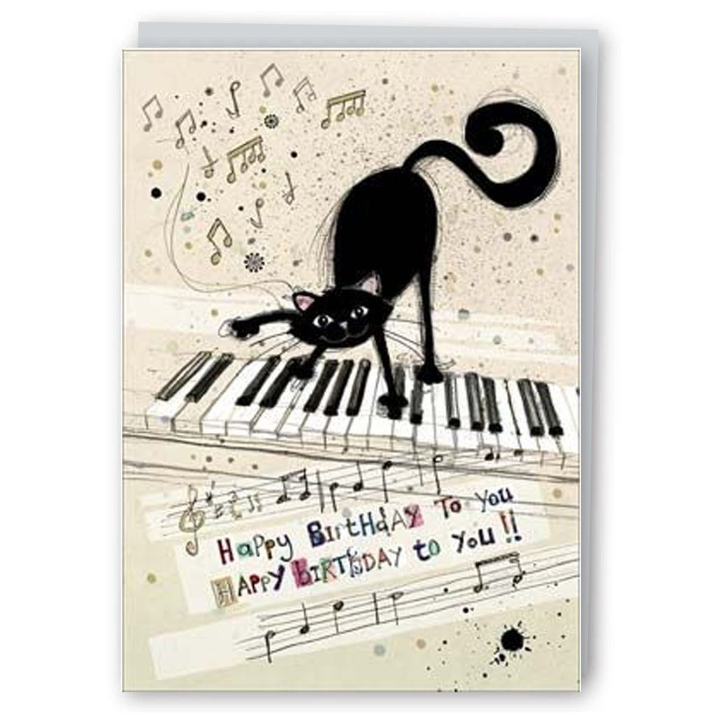 kop Schotel adopteren Piano Cat Happy Birthday – Shop The Symphony | Music-Inspired Gifts and  Accessories